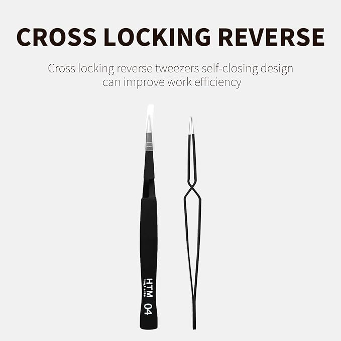 16 Pcs Sharp Precision Tweezers Set,Including 16 Types Of Anti-Static Stainless Steel Esd Medical Tweezers for Craft,Jewelry,Electronics Soldering,Laboratory Work,And Used for Beauty Etc