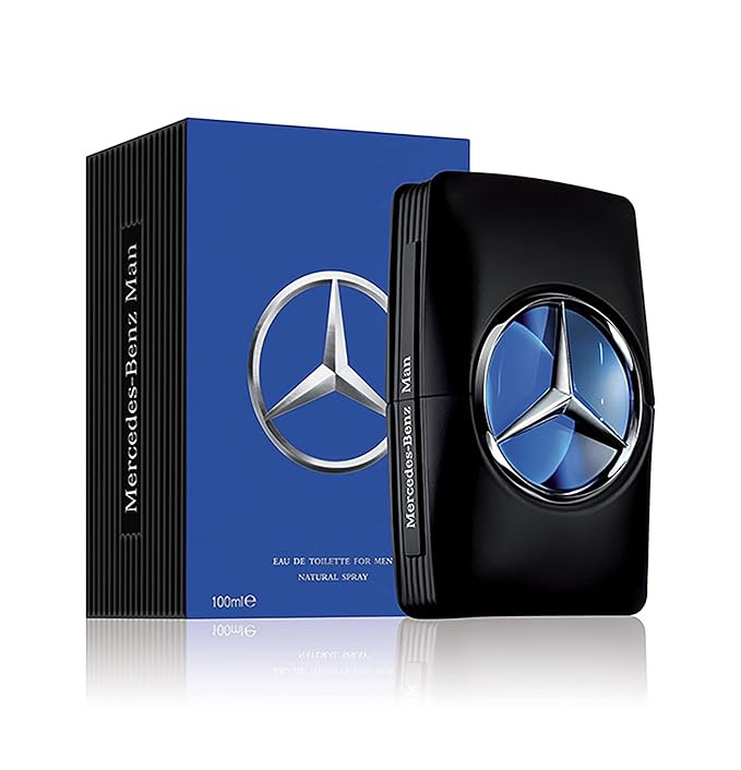 Mercedes-Benz Man - Elegant Fragrance With Sensual, Floral, Woody Notes - Mesmerize The Senses With Original Luxury Men’s Eau De Toilette Spray - Endless Day Through Night Scent Payoff - 3.4 Oz