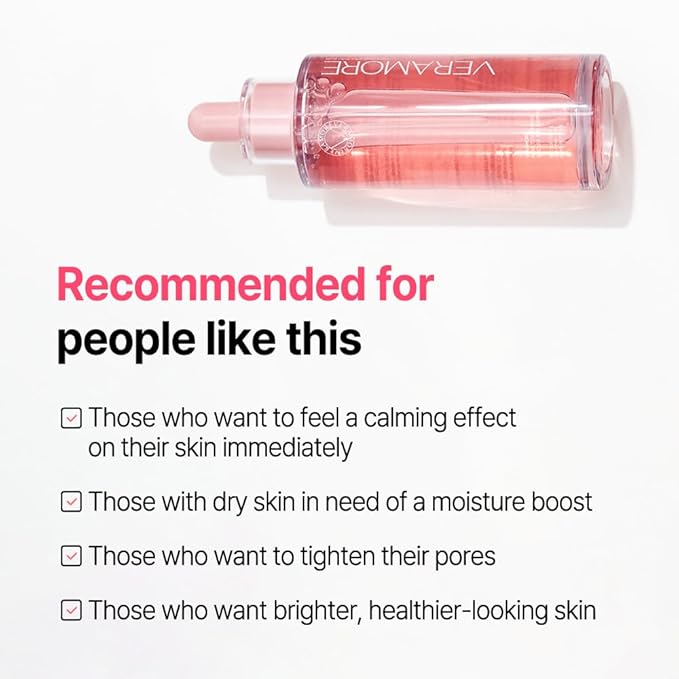Veramore Collagen & Probiotic Pore Ampoule – Firming, Hydrating Serum with Lactobacillus & Marine Collagen | Smooth Texture, Balanced Skin Barrier, K-Beauty Skincare for All Skin Types, 1.76 fl oz