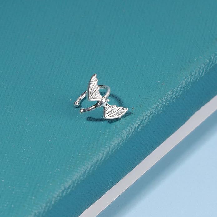 Gothic Bat Cuff Earrings Gold Bat Ear Cuffs Non Pierced Earrings Punk Animal Earrings Cool Vampire Earrings Jewelry for Women and Girls Gifts