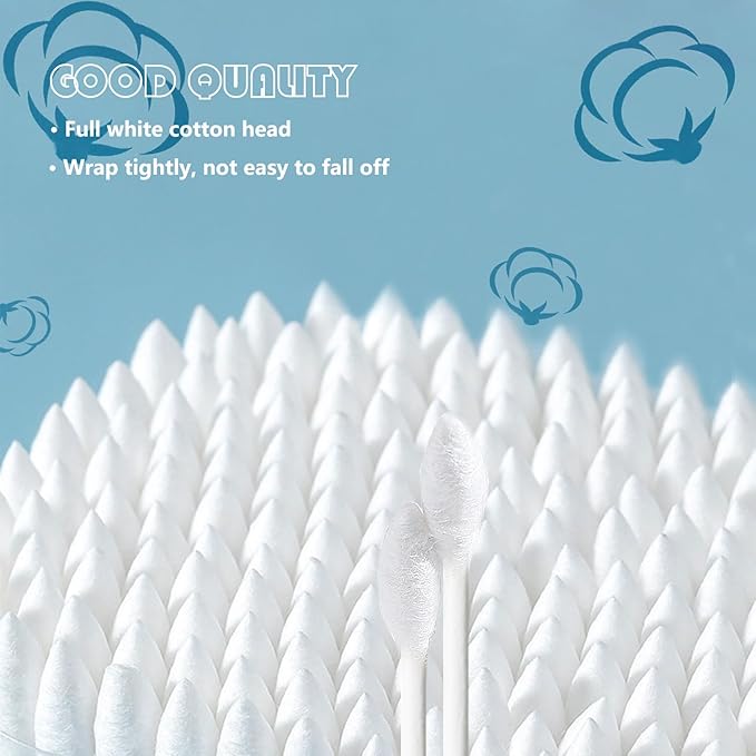 2400pcs Precision Tip Cotton Swabs/Double Pointed Cotton Buds for Makeup
