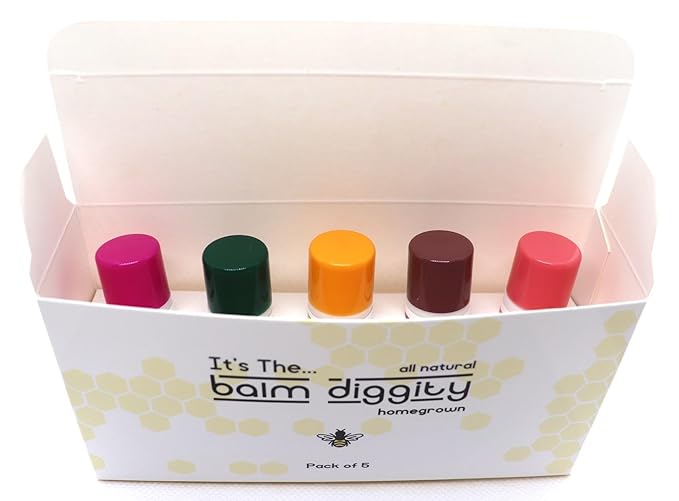 It's The Balm Diggity Beeswax All Natural, Moisturizing, And Nourishing Lip Balm, Made With Only 5 Ingredients, 1 tube, 0.15 ounces (5-PACK)