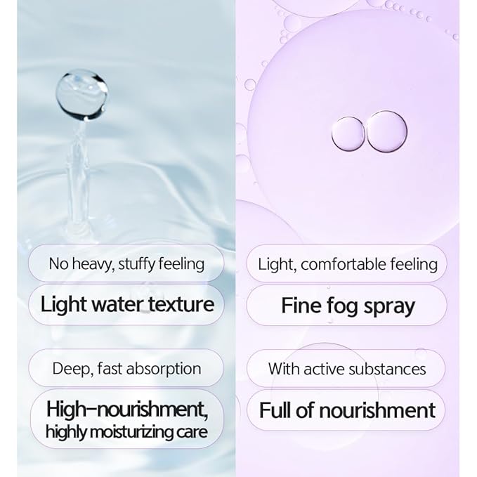 LALACHUU Glow Mist Serum – Hydrating & Soothing Face Mist Artemisia, Centella Asiatica, Evening Primrose, Korean Skin Care, Made in Korea, for Sensitive Skin (Intensive, 3.38 oz)