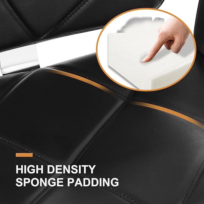 Artist hand Hydraulic Recline Barber Chair Salon Chair for Hair Stylist Heavy Duty Tattoo Chair Shampoo Beauty Salon Equipment Left Handed