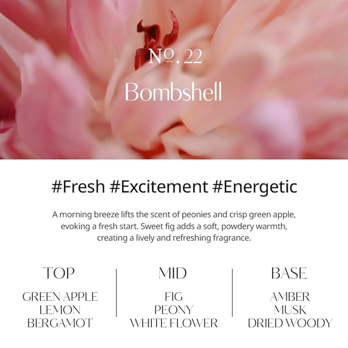 hetras. Perfume Bubble Hand Wash with Pump Dispenser 17.4 fl oz x 2 Pack | Bombshell - Floral & Fruity Scent | Hydrates & Cleanses Skin | Gentle & Mild Ingredients