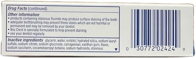 Crest Kids Advanced Toothpaste, Junior Toothpaste 6+ Years Old Enamel + Cavity Protection with Strawberry Flavor, Travel Size 0.85oz (24g) - Pack of 8