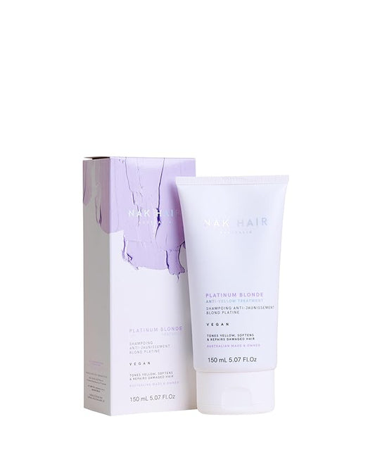 NAK Hair Platinum Blonde Anti-Yellow Treatment 150ml - Toning Hair Treatment