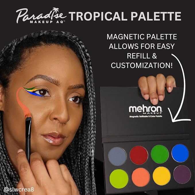 Mehron Makeup Paradise Makeup AQ 8 Color Tropical