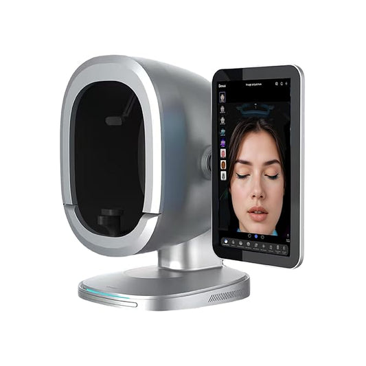 Skin Analysis Machine Professional Facial: 15.6'' HD Touchscreen, w/8-Spectrum Imaging, Before&After Comparison, AI Product Recommendation – Ideal for for Salons, Spas&Skincare Studios