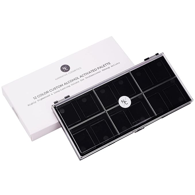12 Color Empty Alcohol Activated Palette for Refills