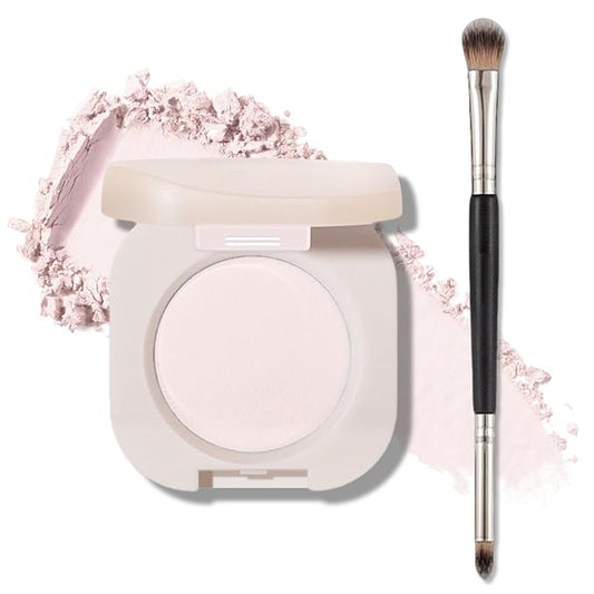 Single Eyeshadow,Lightweight Matte Eye Shadow Palette,Ultra-fine Smooth Powder,Blendable Formula,Daily Matte Eyes Makeup,Sombras de Ojos Profesional (01 Moonlight)