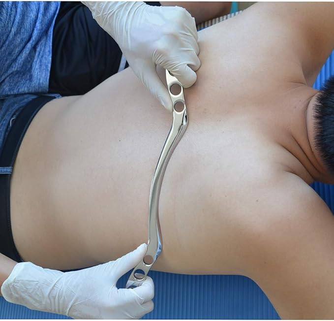 Gua sha Set, IASTM Tool Gua Sha Stainless Steel Muscle Scraper Set of 6 Picese for Soft Tissue Therapy and Reduce Arms,Legs,Back, Shoulder Muscle Pain(6 pcs)