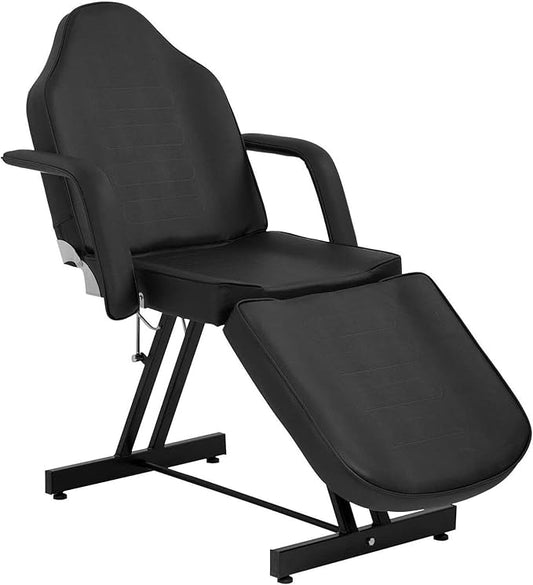 PayLessHere Multipurpose Tattoo Chair 72" L 24" W Massage Bed with Hydraulic Stool Beauty Bed Table Salon Chair for Professional Massage Facial Lash Beauty Spa Treatment