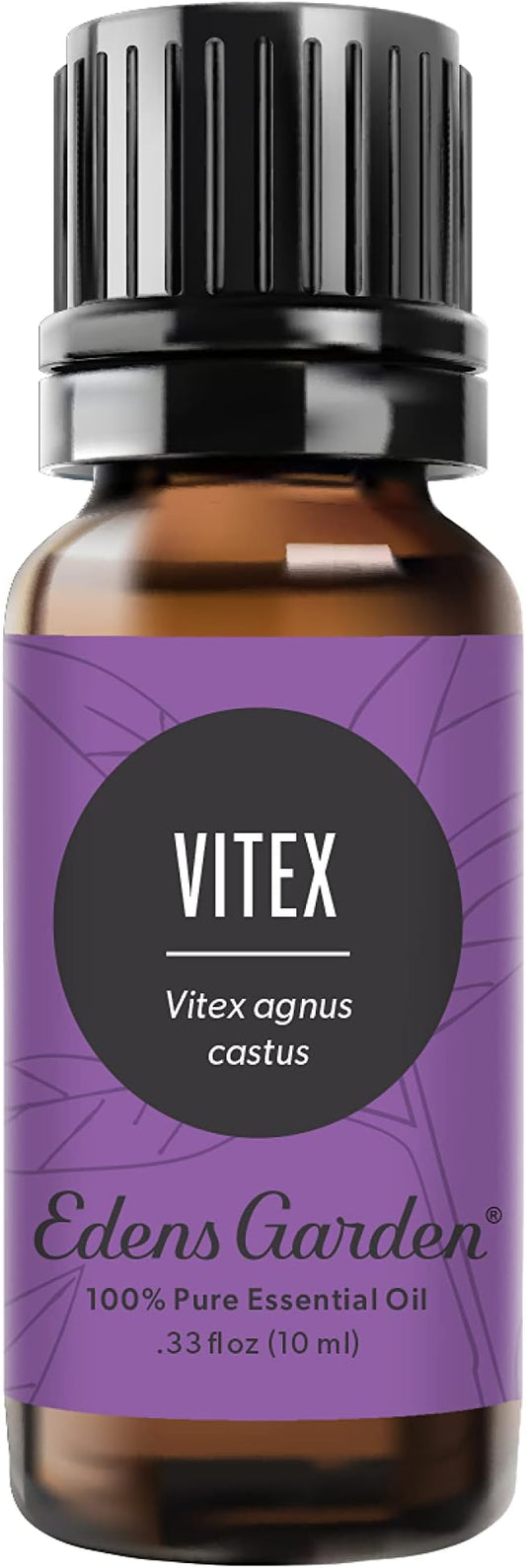 Edens Garden Vitex Essential Oil- 100% Pure Premium Grade, Undiluted, Natural, Therapeutic, Aromatherapy, The Best for Diffuser, Skin, Face, Humidifiers 10 ml (.33 fl oz)