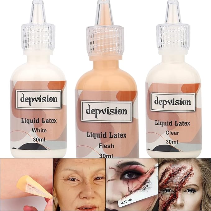 Depvision Liquid Latex 3 Colors Set White Fresh 30ml
