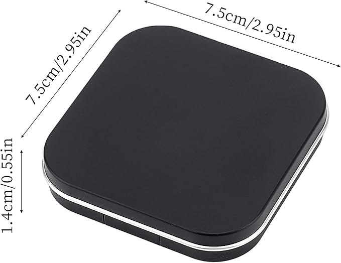 NICENEEDED 2 Pcs Empty Eyeshadow Palettes, 8 Grids