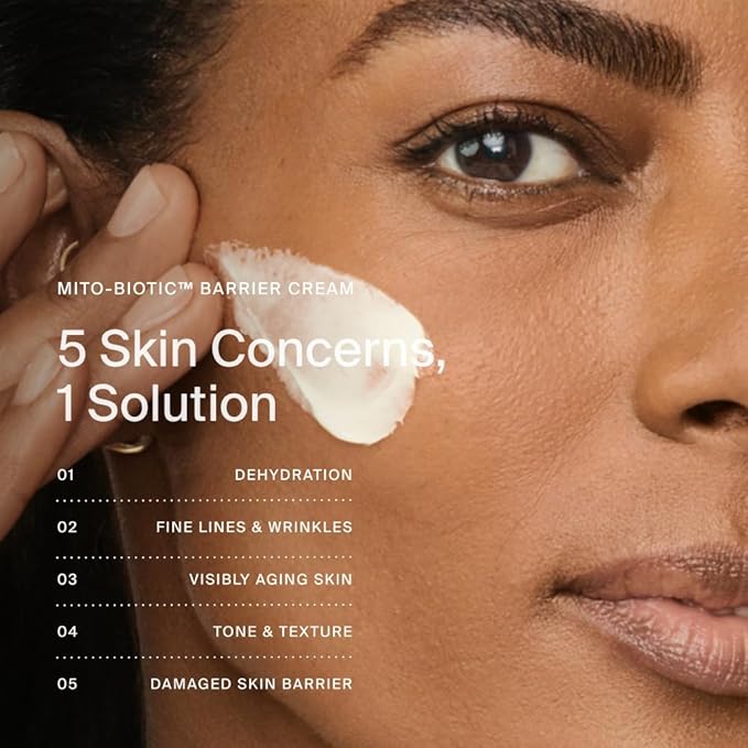 Timeline Mito-Biotic™ Barrier Cream Nourishing Moisturizer With Peptides to Restore Dry Skin & Strengthen Barrier - 1.7 Fl Oz