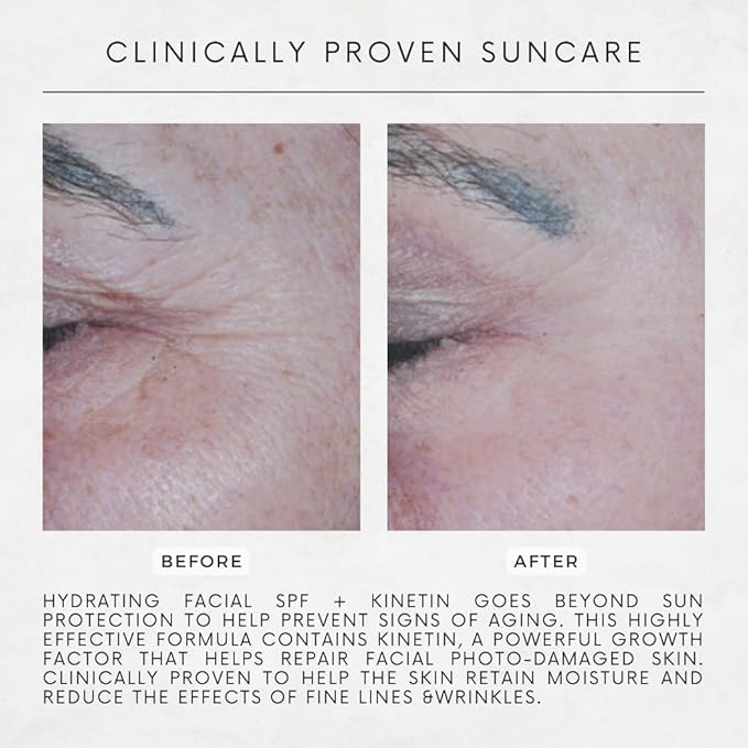 Sonrei Sea Clearly Hydrating Facial SPF 35 + Anti-aging Growth Factor Clear Sunscreen Gel & Primer | Broad Spectrum UV Protection | Water Resistant, Vegan, and Reef Safe | Non-greasy (3-Pack)