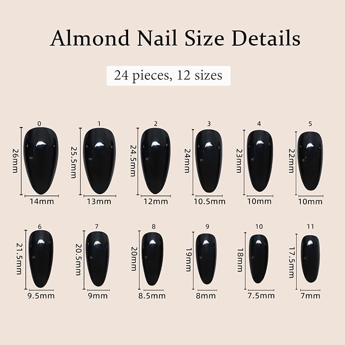 White French Tip Press on Nails Medium Almond Fake Nails with 3D Gold Bow Star Designs Blue Acrylic False Nails Glue on Nails Full Cover Stick on Nail for Women Quick Manicure Kit 24Pcs
