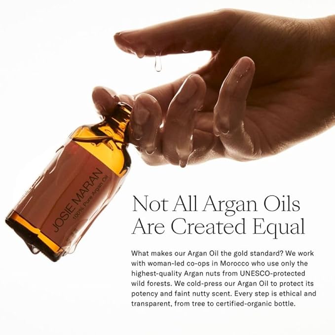 Josie Maran Color Stick & Lip Gloss Makeup Set - Argan Oil-Based Makeup Balm for Lips, Cheeks & Eyes + Hyaluronic Acid Infused Plumping Lip Gloss (2 Piece Set)