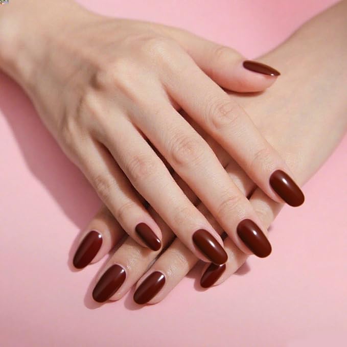 Medium Oval Nail Tips, SSWSBYKE 300pcs Soft Gel Nail Tips for Full Cover Pre-Shaped Acrylic Fake Nails Tips 15 Sizes Half Matte Press On Nails for Extension Home DIY Salon