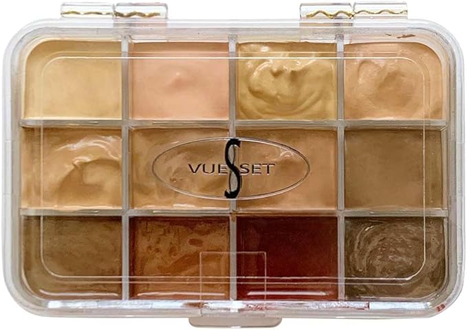 Mango - 12 Sections empty makeup palette depotting case
