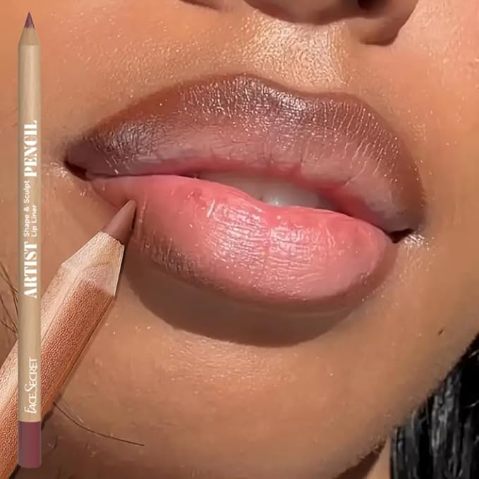 6pcs Nude Lip Liner Makeup Set - Waterproof & Smudge-Proof Matte Pencil, Long-Lasting & Durable, Smooth & Easy Glide, Non-Smudge, Contouring, Filling & Layering (NUDE-BERRY Set, 6 Count (Pack of 1))