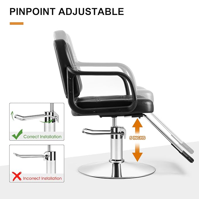 Artist hand Hydraulic Barber Chair Salon Chair for Hair Stylist Tattoo Chair Shampoo Salon Equipment