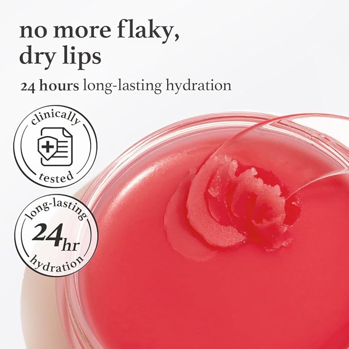 NOONI Vegan Applecherry Lip Mask Overnight – Hydrating Lip Balm & Butter with Shea Butter & Vitamins | Soothing Moisturizer, Softening Treatment for Dry Lips, 0.42 oz