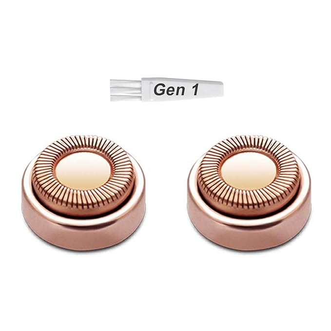 Generation 1 Replacement Heads for Old Flawless Gen 1 Facial Hair Remover, 2 pack