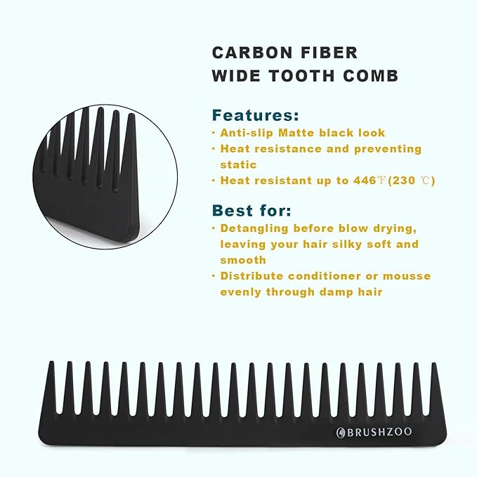 BRUSHZOO Hair Brush for Curly Hair, Detangler Brush for Natural 3/4abc Hair Easier and Faster Detangling for Women, Men & Kids, Green