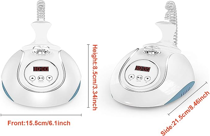 Elitzia Body Shaper Skin Care Tools Belly Waist Massager 9 Levels of Energy ET1804N (White)