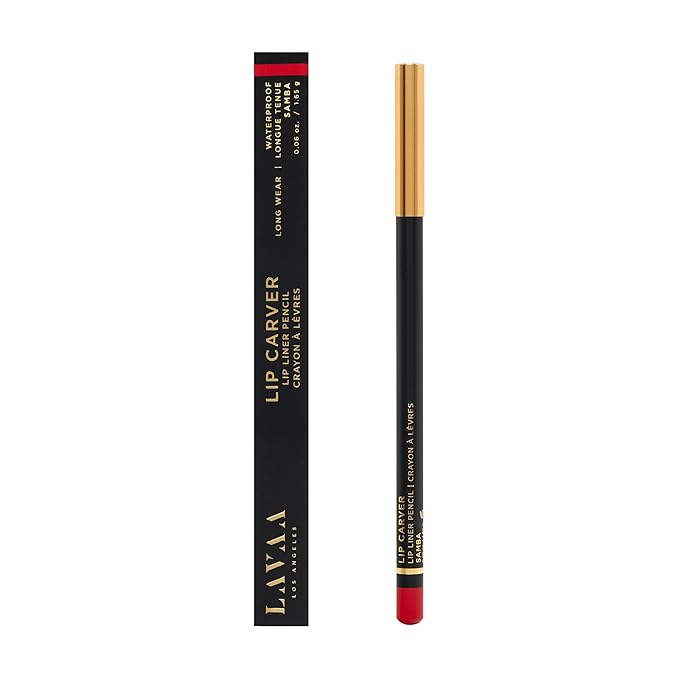 Lavaa Beauty LIP CARVER Lip Liner Pencil Creamy Long Lasting Wooden Lip Pencil | Waterproof Lip Liner | (Samba)
