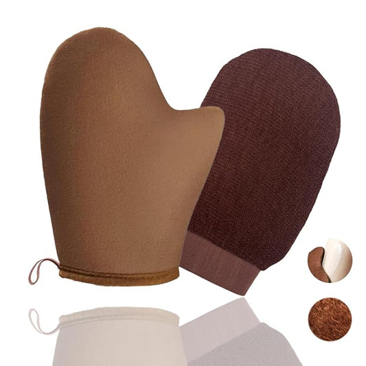 Tanning Mitt, Ultra Soft Tanning Glove for Self Tan with Thumb - Self Tanner Mitt Applicator - Tanning Mitts - The Best Choice for Self Tanner Mitt and Tanning Glove, Ideal for Beach and Poolside