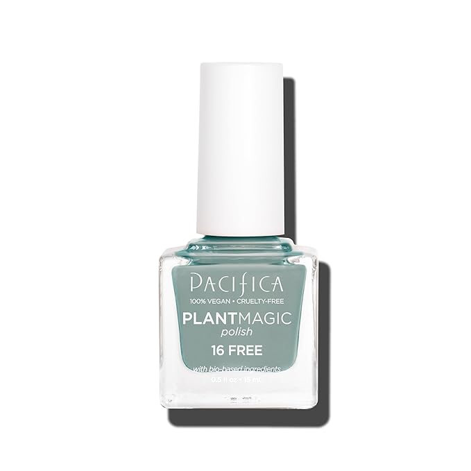 Pacifica Natural Nail Polish – Plant Magic Grey Nail Polish - Plant Based, Non-Toxic & Clinically Tested - Lasting Colors, Glossy, Chip-Resistant, Clean Beauty, Dermatologist Approved, Grey Matters