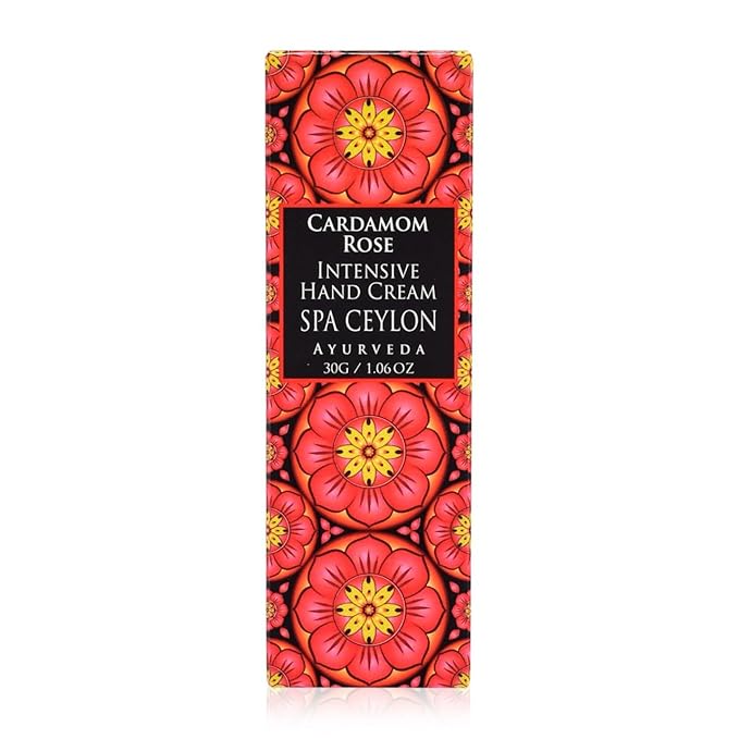 SPA CEYLON CARDAMOM ROSE Intensive Hand Cream | Revitalizing | Vitamin-Rich | 100% Vegetarian | Suitable for all skin types