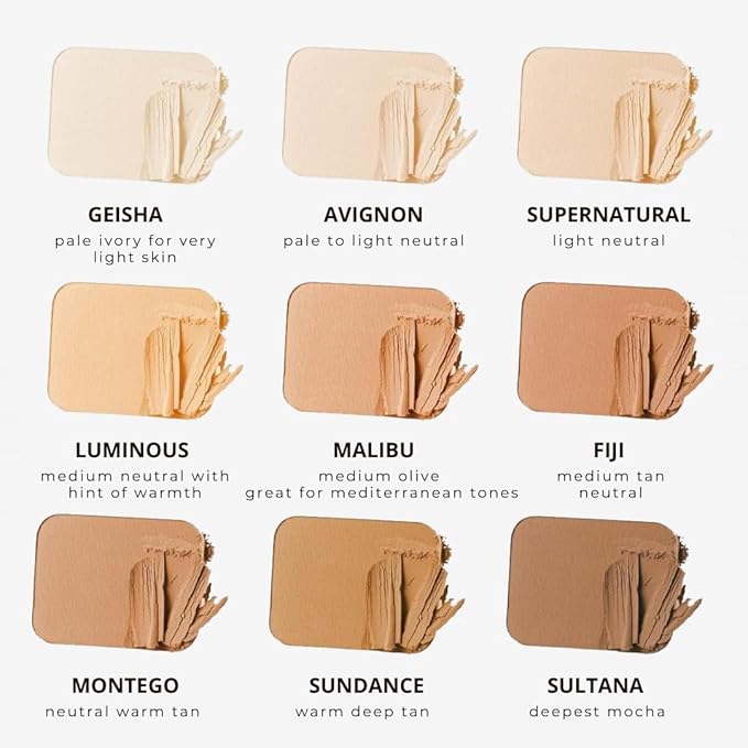 Honeybee Gardens Pressed Mineral Powder Foundation Refill, Sultana, Deep Mocha Shade, Adjustable Coverage, Natural Finish, With Botanical Extracts And Vitamin E, 7.5g