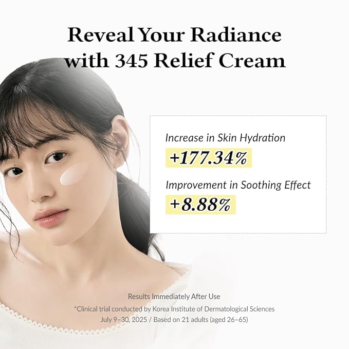 Dr.Althea 345 Relief Cream | Moisturizer for Soothing Recovery and Blemish Care with PDRN & Niacinamide | Korean Vegan Skin Care for All Skin Types, 1.69 Fl Oz (Ver.2 - Pack of 1)