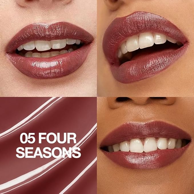 2Pcs Tinted Lip Balm Moisturizing Lipstick – Deep Rose Colored Bean paste & Soft Pale Pink Sheer Hydrating Lip Color for Dry Lips – Nourishing Lip Balm for All Women with a Subtle Natural Scent