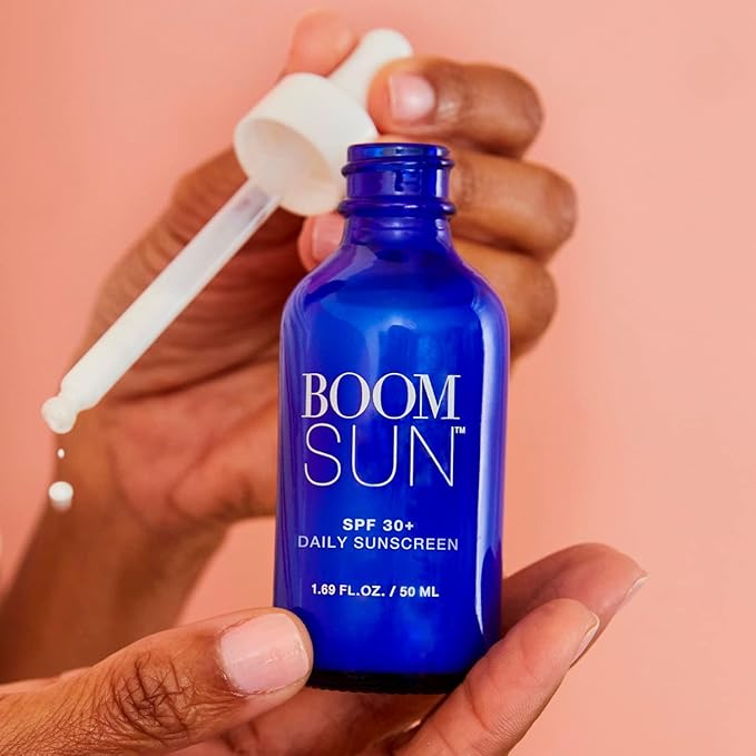 BOOM! by Cindy Joseph Boom Sun - SPF 30 Broad Spectrum Sunscreen for Women Designed for Mature Skin - Sunburn, UVA/B Rays & Blue Light Protection