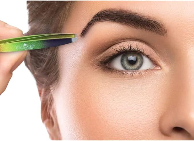 F.A.R.A.H Z-Tweeze Professional Stainless Steel Dual Ended Precision Tweezers Slanted and Pointed Tips (Africa)