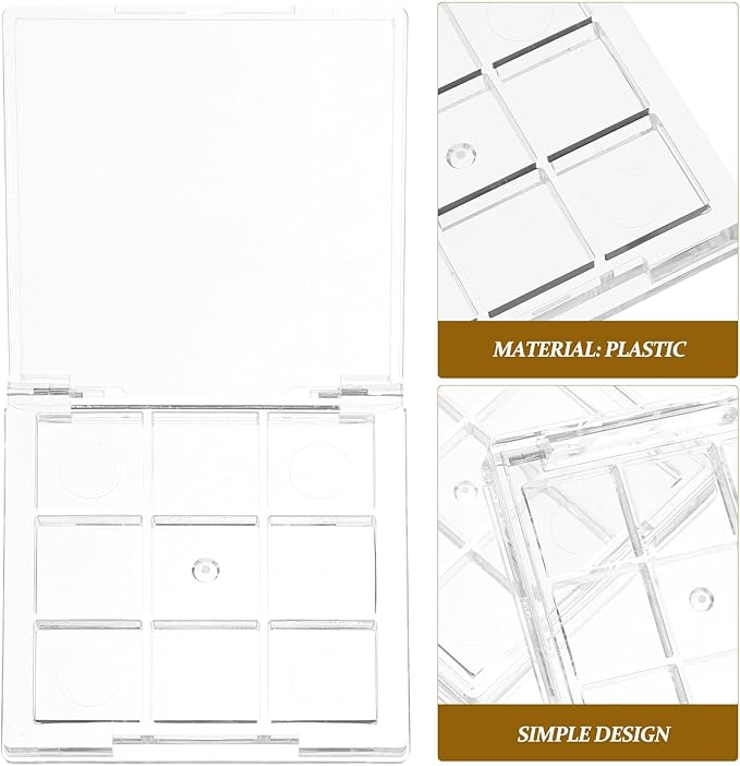 2pcs Empty Lipstick Palette Clear Lipstick Case Mini