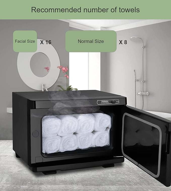 Hot Towel Warmer, Professional Towel Warmer, Hot Towel Cabinet with 8L Capacity, Professional Towel Warmer Cabinet for Facial Towels, Middle Towel Warmer for Salon and SPA Use