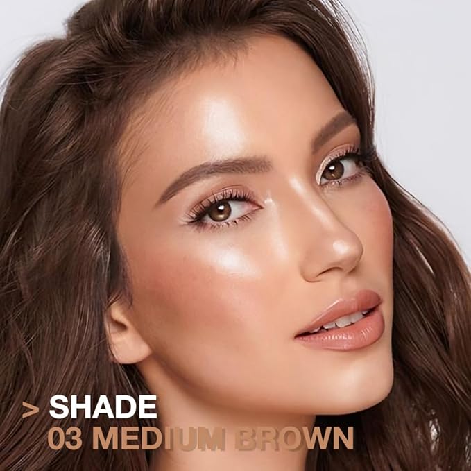 12 Pcs Ultimate Eyebrow Retractable Definer Pencils,Dual-Sided Natural Soft Textured Eyebrow Pencil, for Daily Look Eyebrow Makeup,Brow Brush,Fine Tip (12Pcs-Medium Brown-Retractable Triangle)