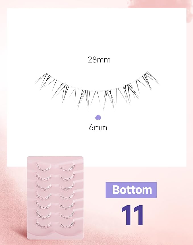 Bottom Lashes Strip Bottom Eyelashes False Eyelashes Bottom-11