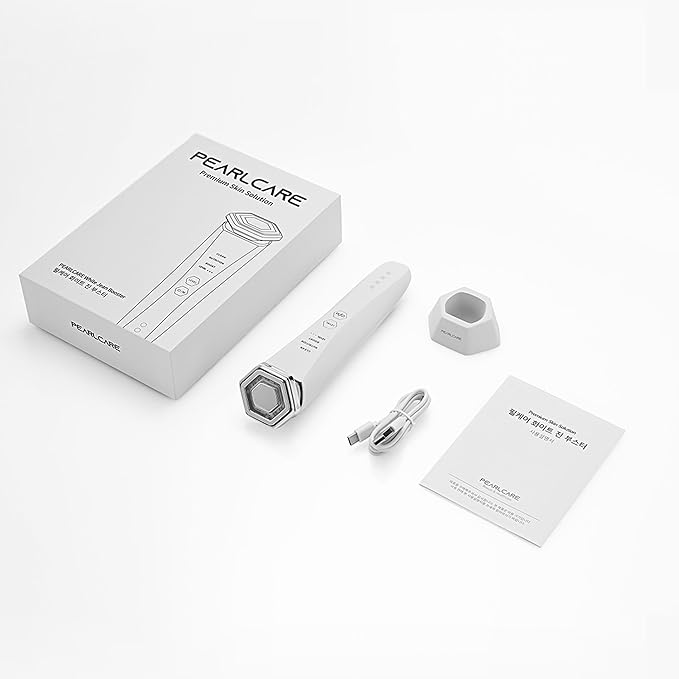 Facial Massager, Anti Aging Face and Neck Massage Tool for Skin Care (White)