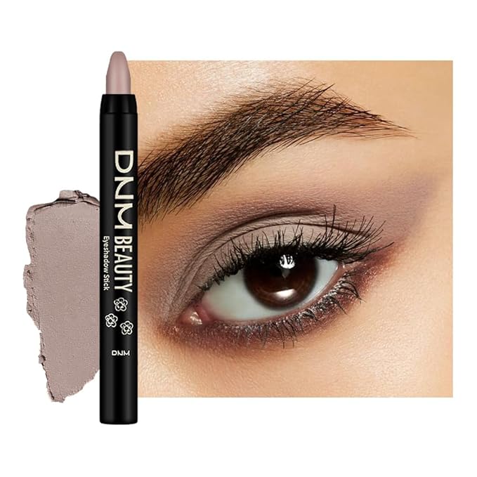 Kaely Cream Eye Shadow Sticks, Light Taupe Matte Eyeliner Pencil Eyeshadow Palette Makeup, Eye Highlighter Brightener Stick for Older Women Waterproof Pigmented, sombras para ojos, New-80