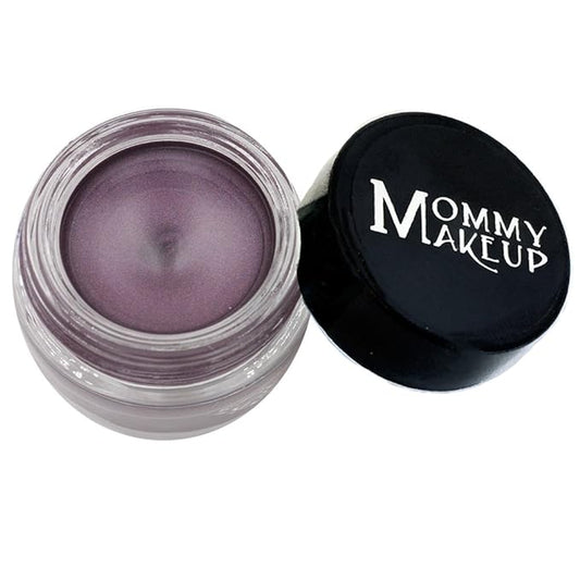 Mommy Makeup Waterproof Stay Put Gel Eyeliner Pot with Micropigments - Smudge-Proof, Long Lasting, Highly Pigmented Cream Eye Liner, 0.14 oz (Amethyst)