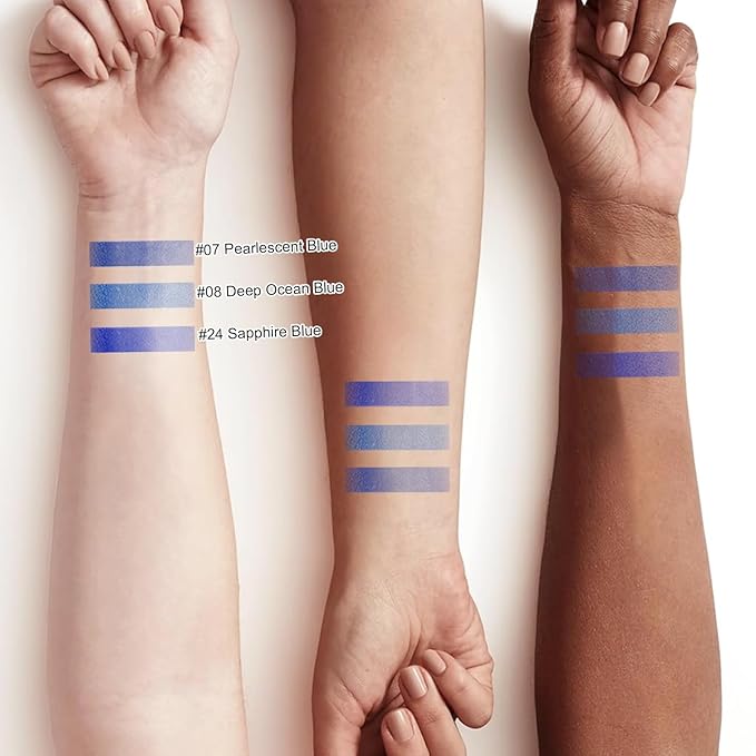 3 Colorful Eyeliner Pen Set, Eye Shadow Pencil, Pearl Eyeliner Kit Metallic Glitter Eye liner Pencil for Women Eye&Lip Liner Professional Eye Makeup Set Colorful Eye Color (3PCS D)