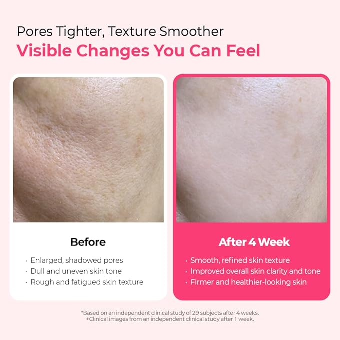 Dr.Melaxin Cemenrete Cyano Pink Spicule Serum with Calcium, korean skin care pore tightening refines pores tightening serum 1.01 fl. oz.